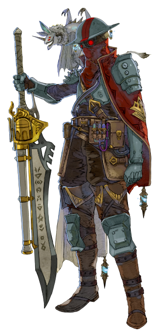 Thelsamarian Bounty Hunter outfit and Incertus Beast Pet preview